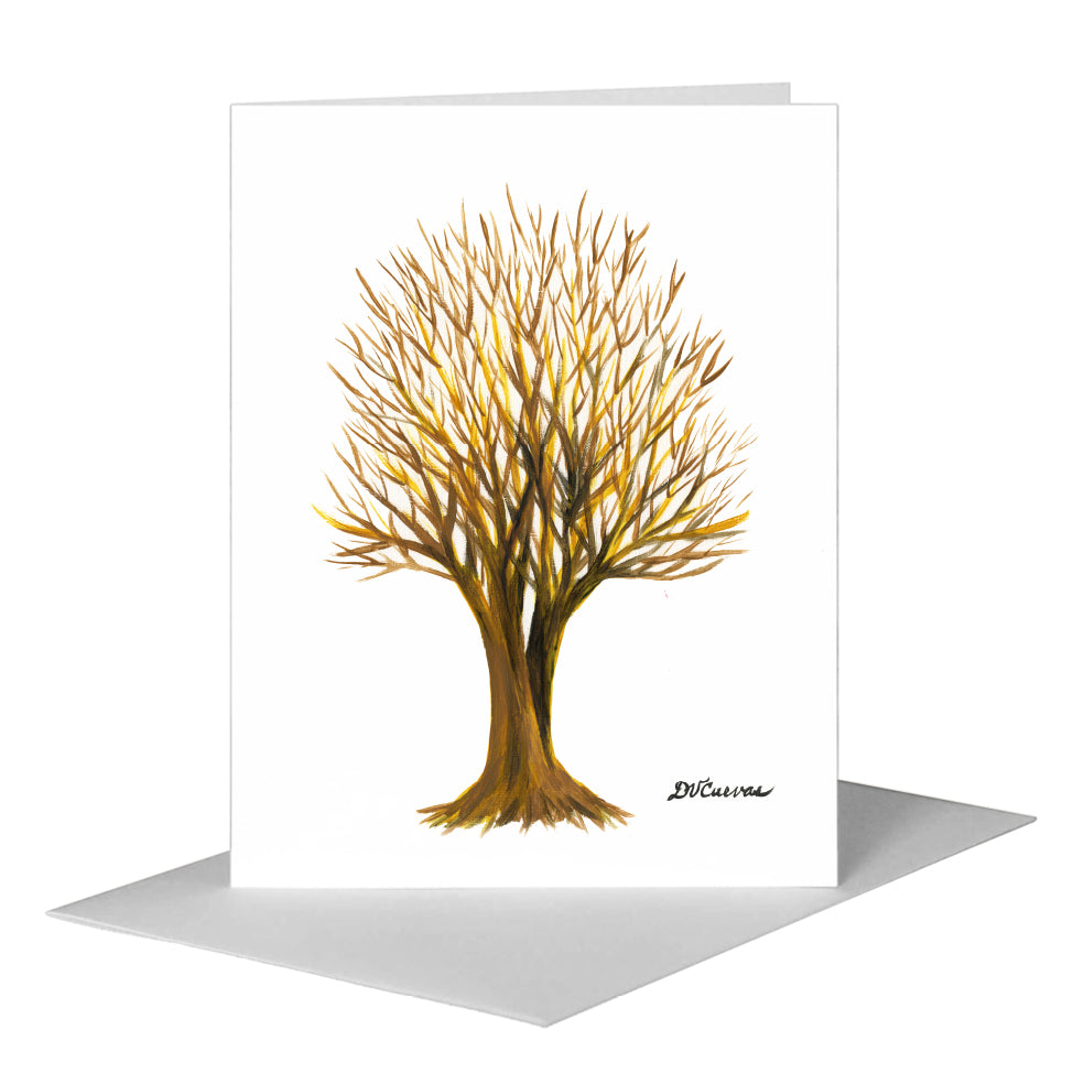 Tree Series, Greeting Card (#7651D) A2 Card Front, www.printedcanvas.com