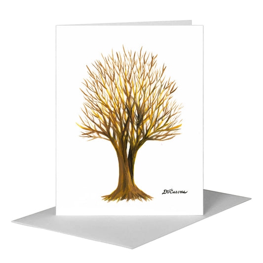 Tree Series, Greeting Card (#7651D) A2 Card Front, www.printedcanvas.com