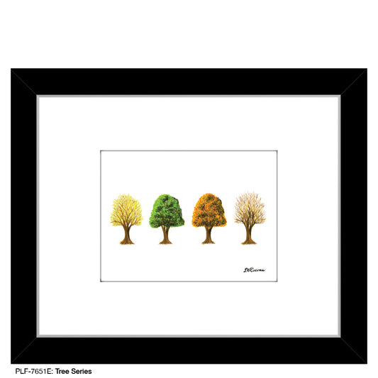 Tree Series, Print (#7651E), Print Matted, www.printedcanvas.com