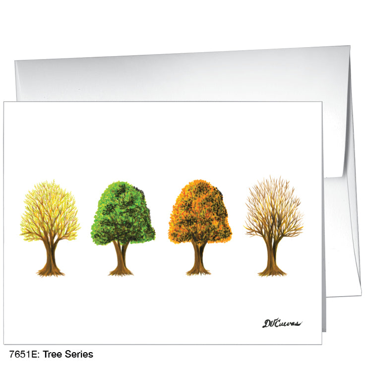 Tree Series, Greeting Card (#7651E), A2 Card Front, www.printedcanvas.com