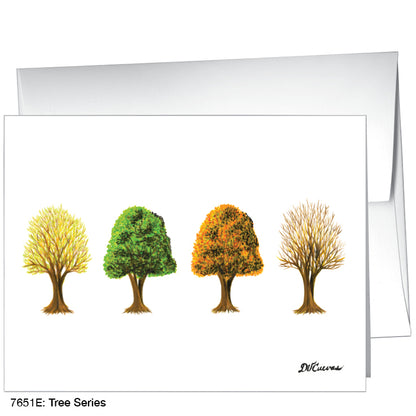 Tree Series, Greeting Card (#7651E), A2 Card Front, www.printedcanvas.com