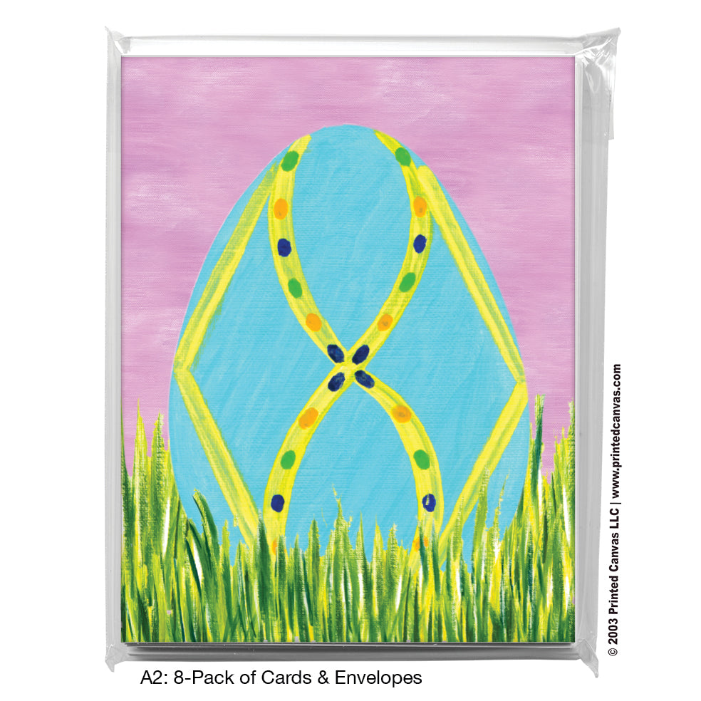 Egg - Royal, Greeting Card (#7661C)