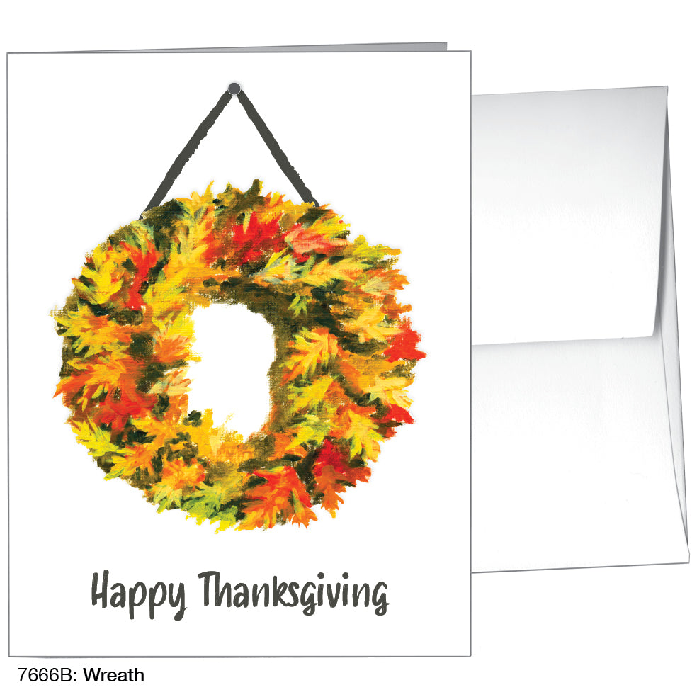 Wreath, Greeting Card (7666B)