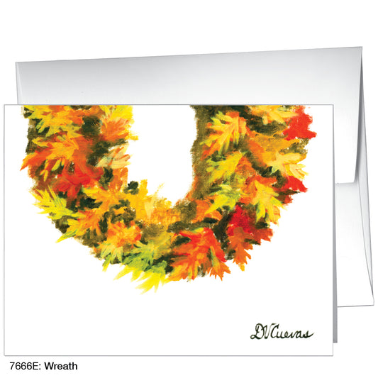 Wreath, Greeting Card (7666E)