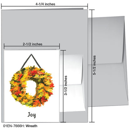 Wreath, Greeting Card (7666H)