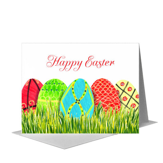 Egg Collection 1, Greeting Card (#7668A) A2 Card Front, www.printedcanvas.com