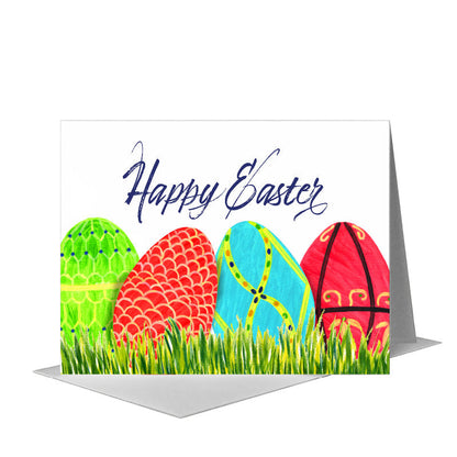 Egg Collection 1, Greeting Card (#7668F) A2 Card Front, www.printedcanvas.com