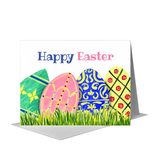 Egg Collection 2, Greeting Card (#7669A) A2 Card Front, www.printedcanvas.com