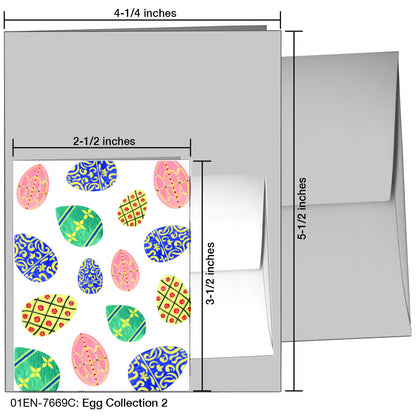 Egg Collection 2, Greeting Card (7669C)