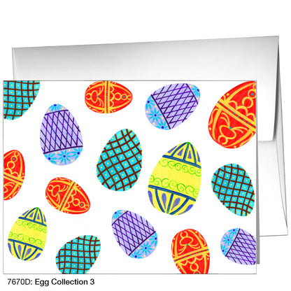 Egg Collection 3, Greeting Card (7670D)