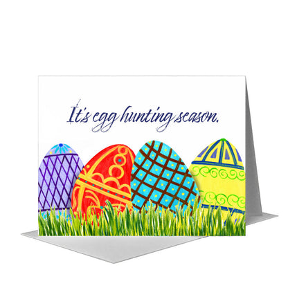 Egg Collection 3, Greeting Card (#7670E) A2 Card Front, www.printedcanvas.com