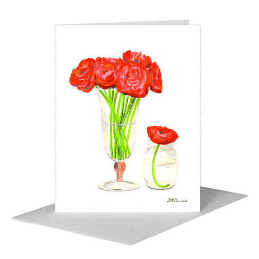 Tall & Short, Greeting Card (#7673A) A2 Card Front, www.printedcanvas.com