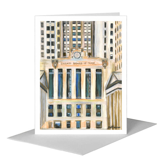 Chicago Board of Trade, Greeting Card (#7674A) A2 Card Front, www.printedcanvas.com