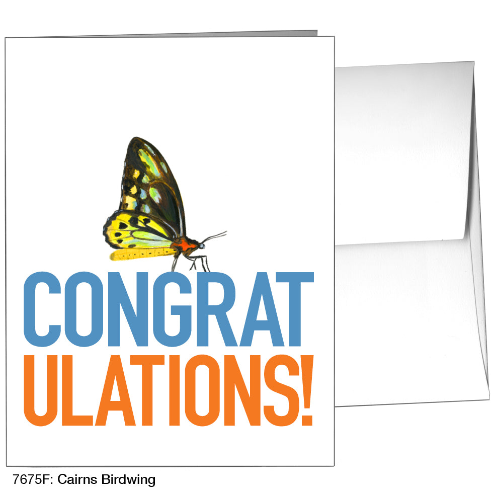 Cairns Birdwing, Greeting Card (7675F)