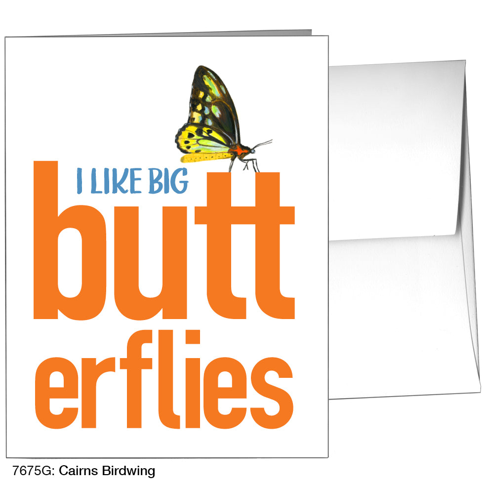 Cairns Birdwing, Greeting Card (7675G)