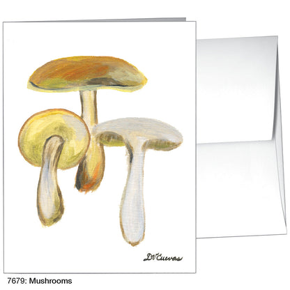 Mushrooms, Greeting Card (7679A), A2 Card Front, www.printedcanvas.com