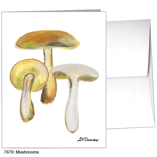 Mushrooms, Greeting Card (7679A), A2 Card Front, www.printedcanvas.com