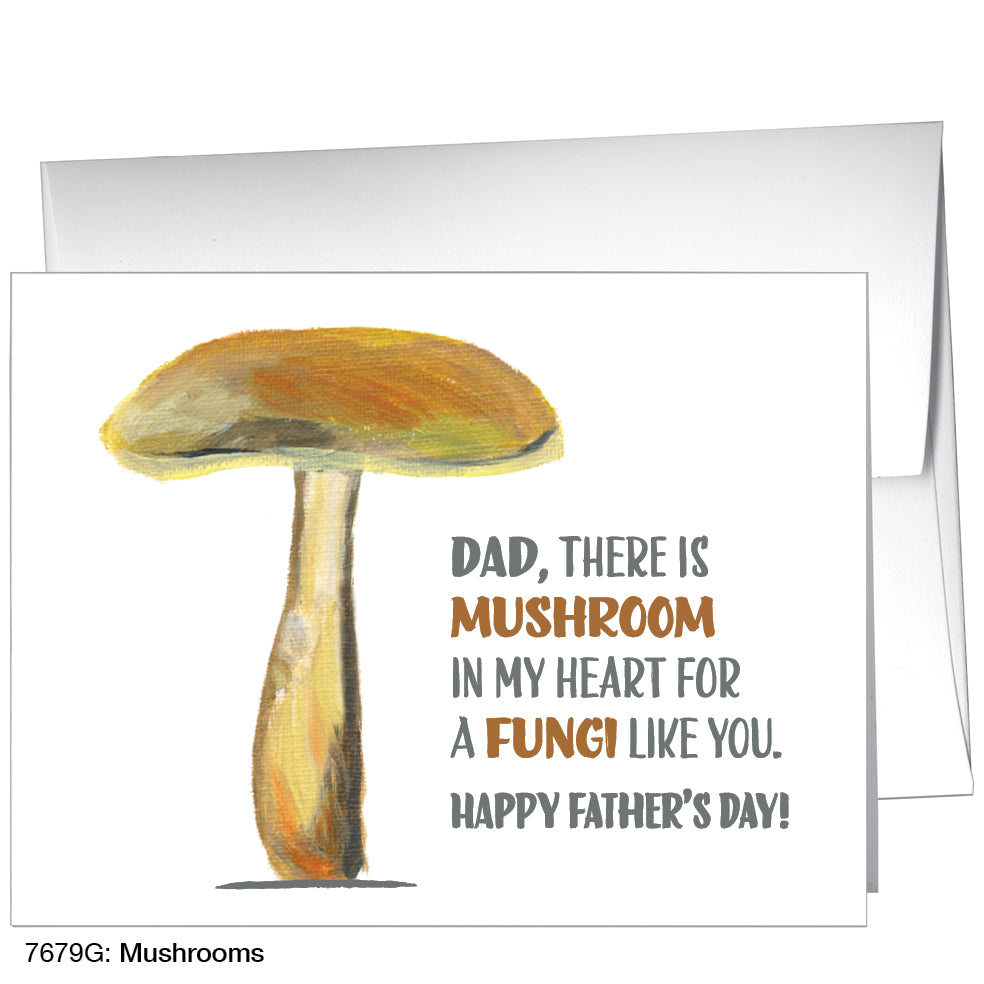 Mushrooms, Greeting Card (7679G), A2, printedcanvas.com