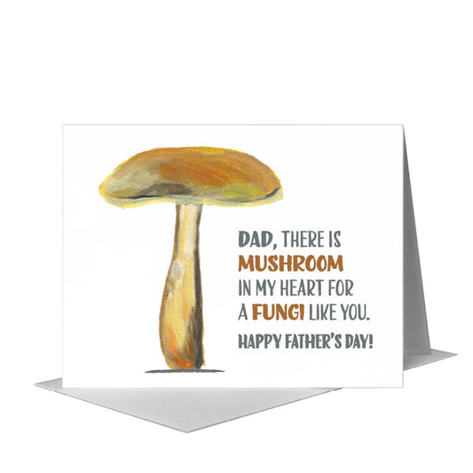 Mushrooms, Greeting Card (#7679G) A2 Card Front, www.printedcanvas.com