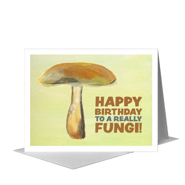 Mushrooms, Greeting Card (#7679N) A2 Card Front, www.printedcanvas.com