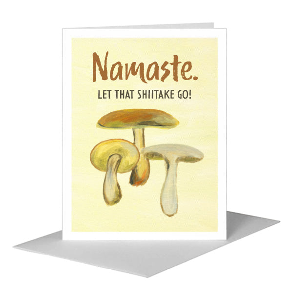Mushrooms, Greeting Card (#7679R), A2 Card Front, www.printedcanvas.com