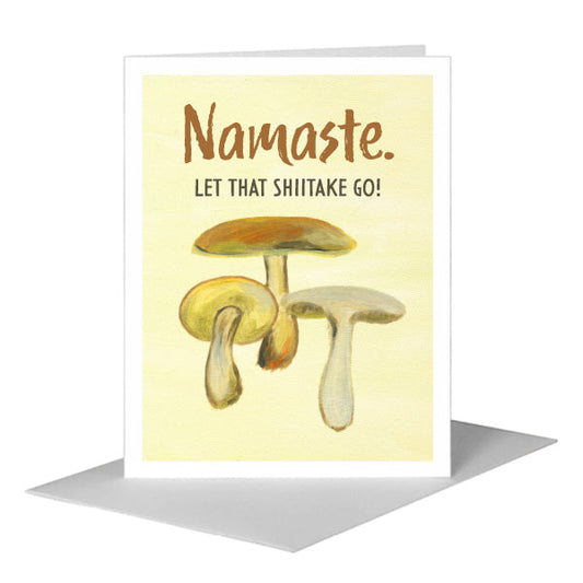 Mushrooms, Greeting Card (#7679R) A2 Card Front, www.printedcanvas.com
