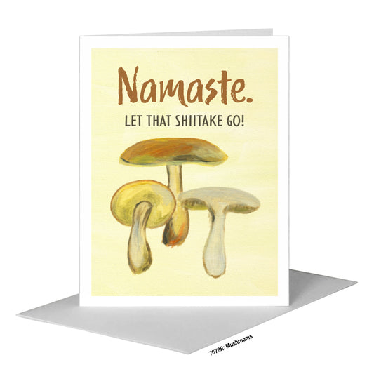 Mushrooms, Greeting Card (#7679R)