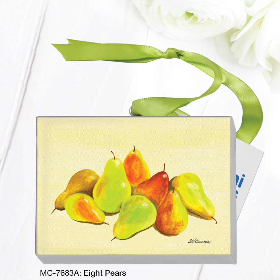 Eight Pears, Mini Canvas (MC-7683A)