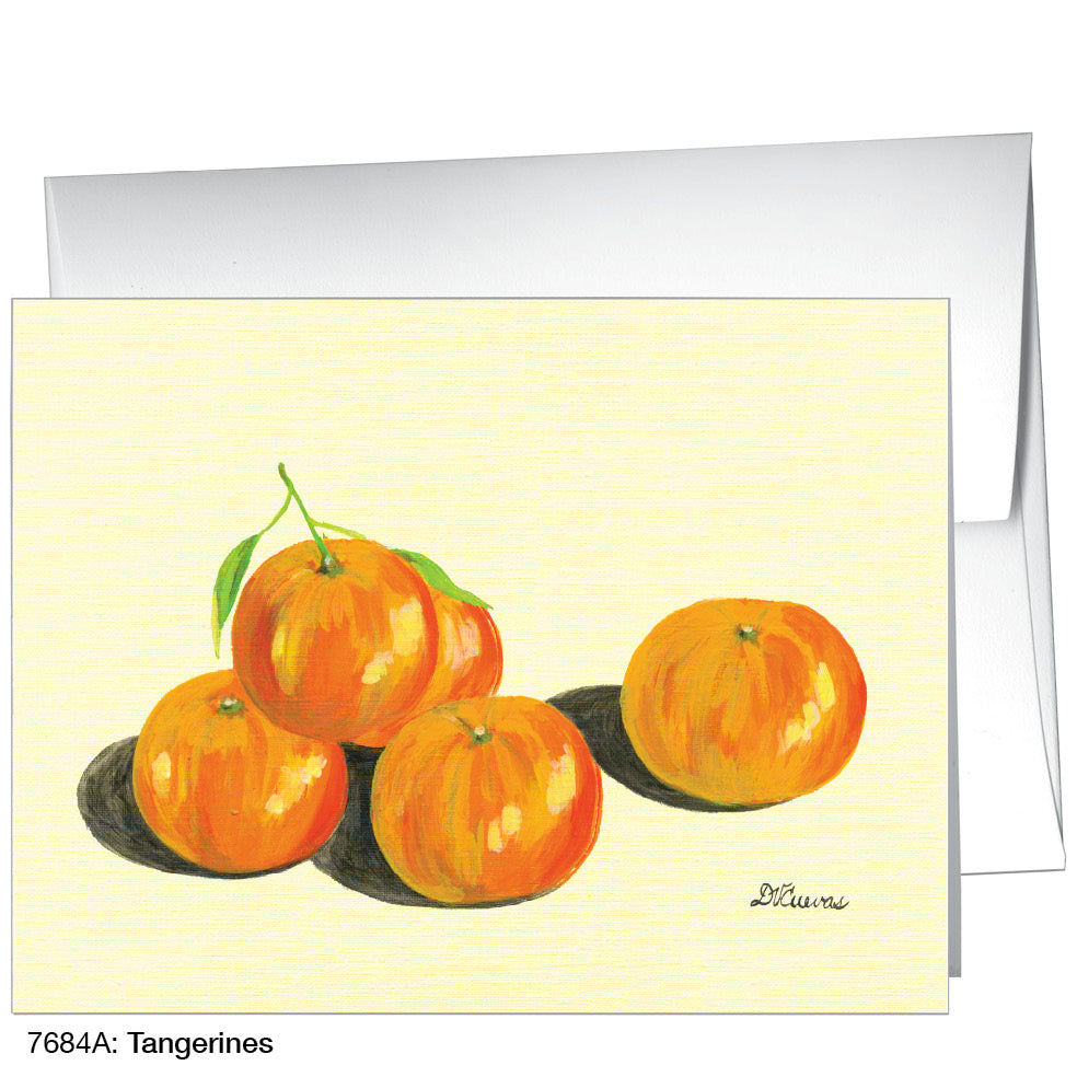 Tangerines, Greeting Card (7684A), A2 Card, www.printedcanvas.com