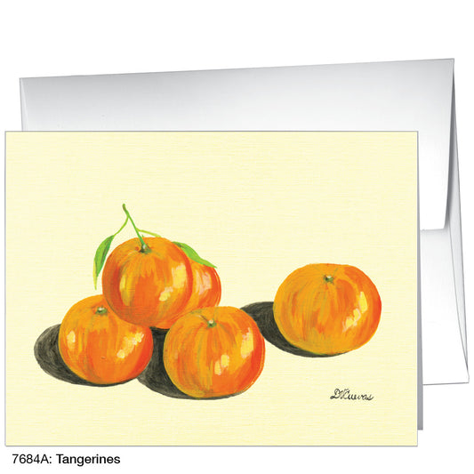 Tangerines, Greeting Card (7684A), A2 Card, www.printedcanvas.com