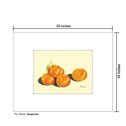 Tangerines, Print (#7684A)