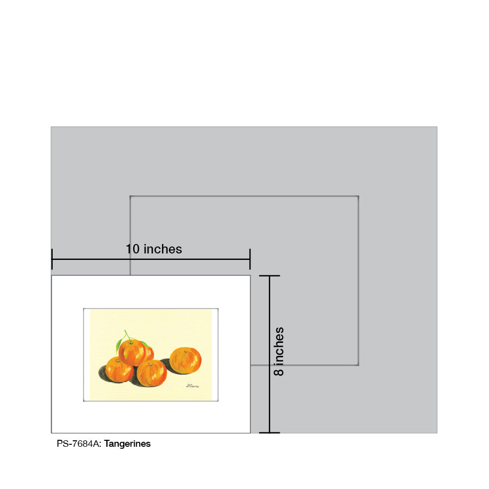 Tangerines, Print (#7684A)