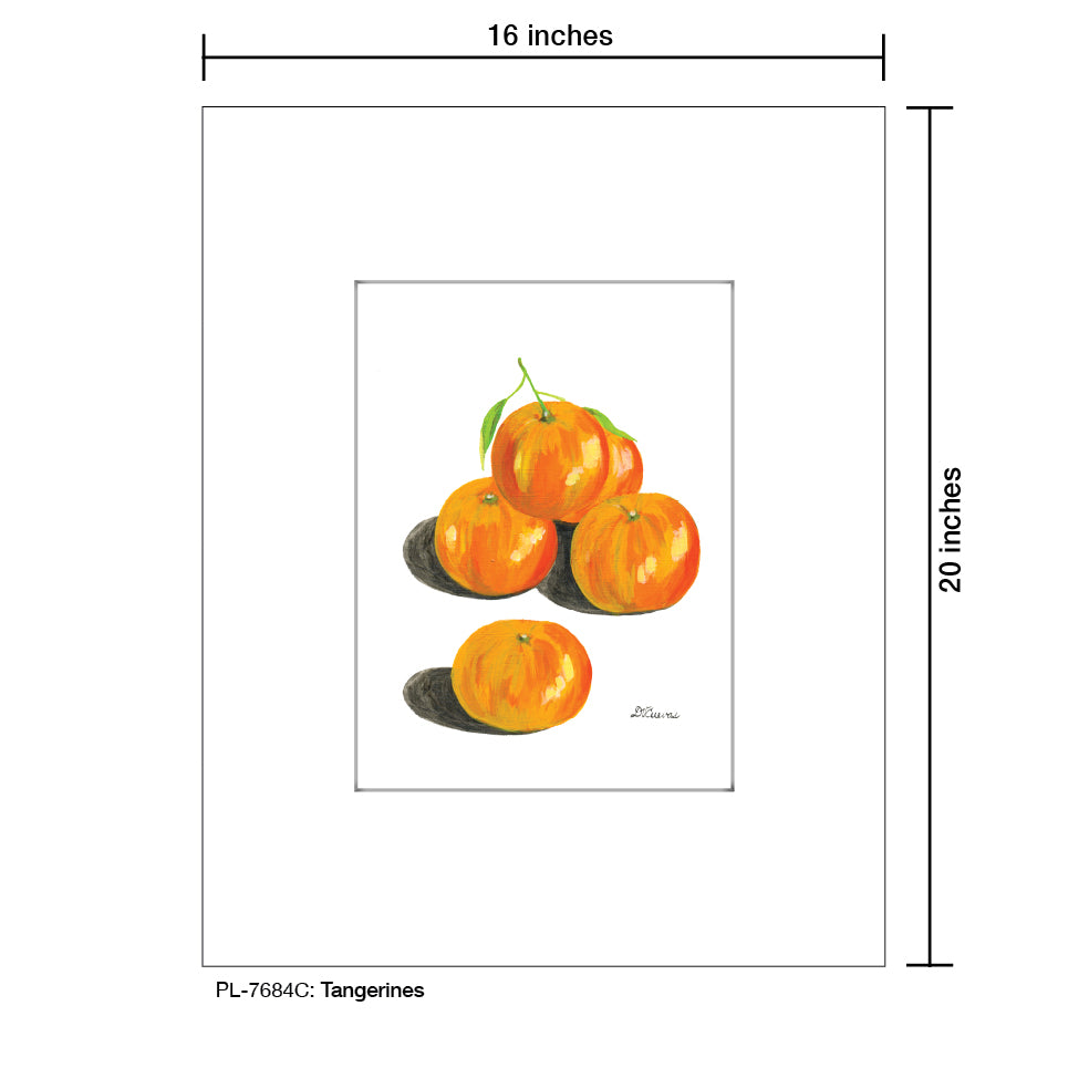 Tangerines, Print (#7684C)