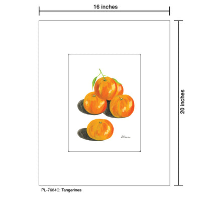 Tangerines, Print (#7684C)