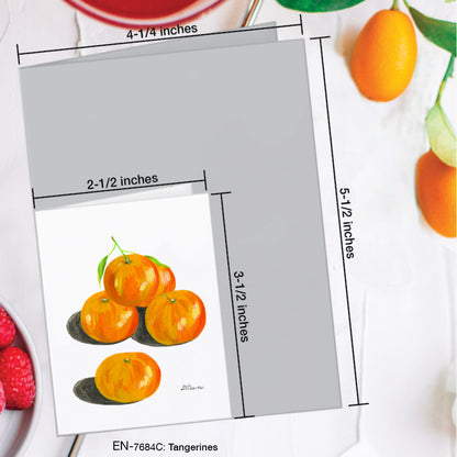 Tangerines, Greeting Card (#7684C)