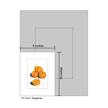 Tangerines, Print (#7684C)