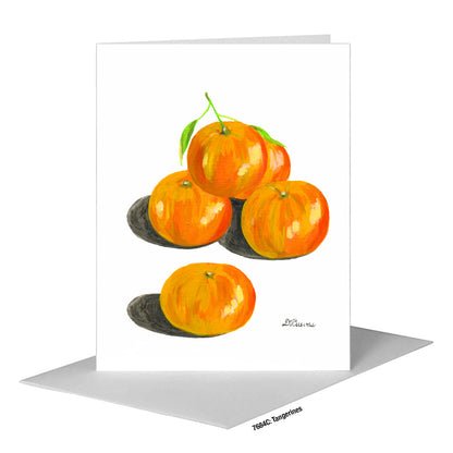Tangerines, Greeting Card (#7684C)