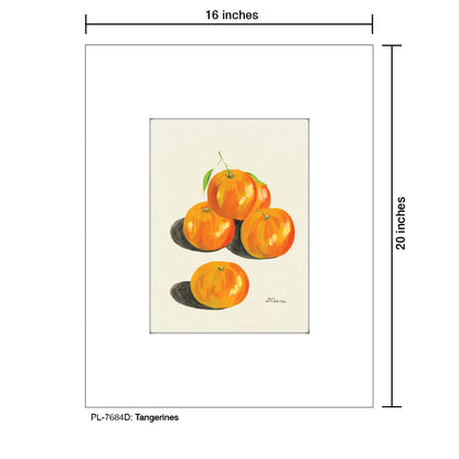 Tangerines, Print (#7684D)