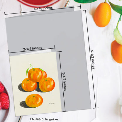 Tangerines, Greeting Card (#7684D)