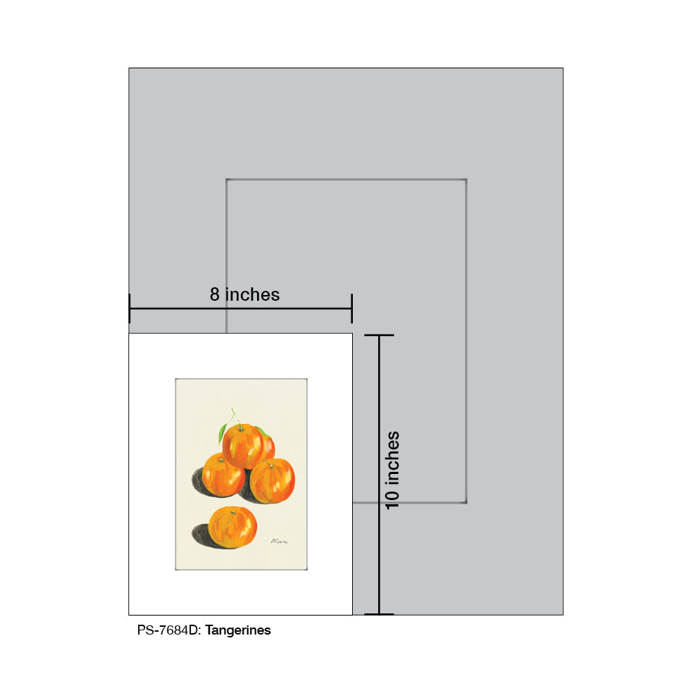 Tangerines, Print (#7684D)
