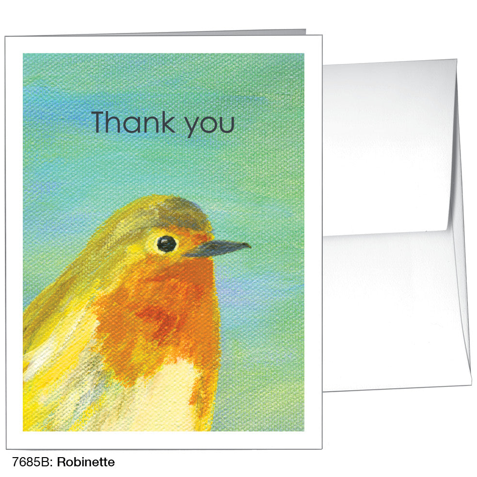 Robinette, Greeting Card (7685B), Front, www.printedcanvas.com