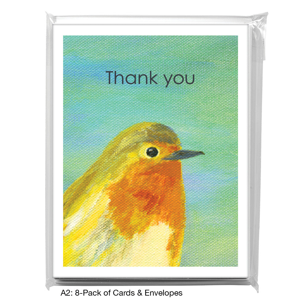 Robinette, Greeting Card (7685B), 8-Pack, www.printedcanvas.com