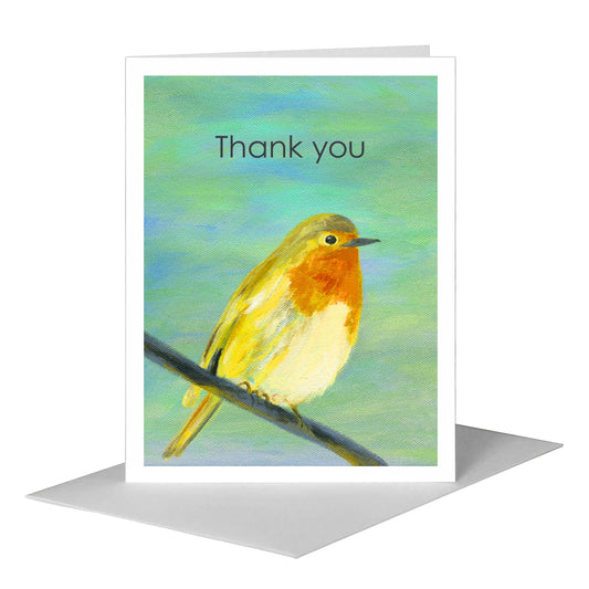 Robinette, Greeting Card (#7685B) A2 Card Front, www.printedcanvas.com