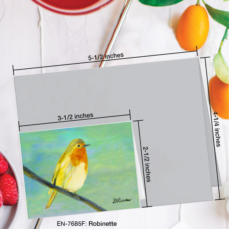 Robinette, Greeting Card (7685F), Enclosure Card, www.printedcanvas.com