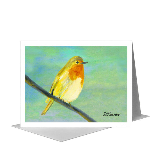 Robinette, Greeting Card (#7685F) A2 Card Front, www.printedcanvas.com