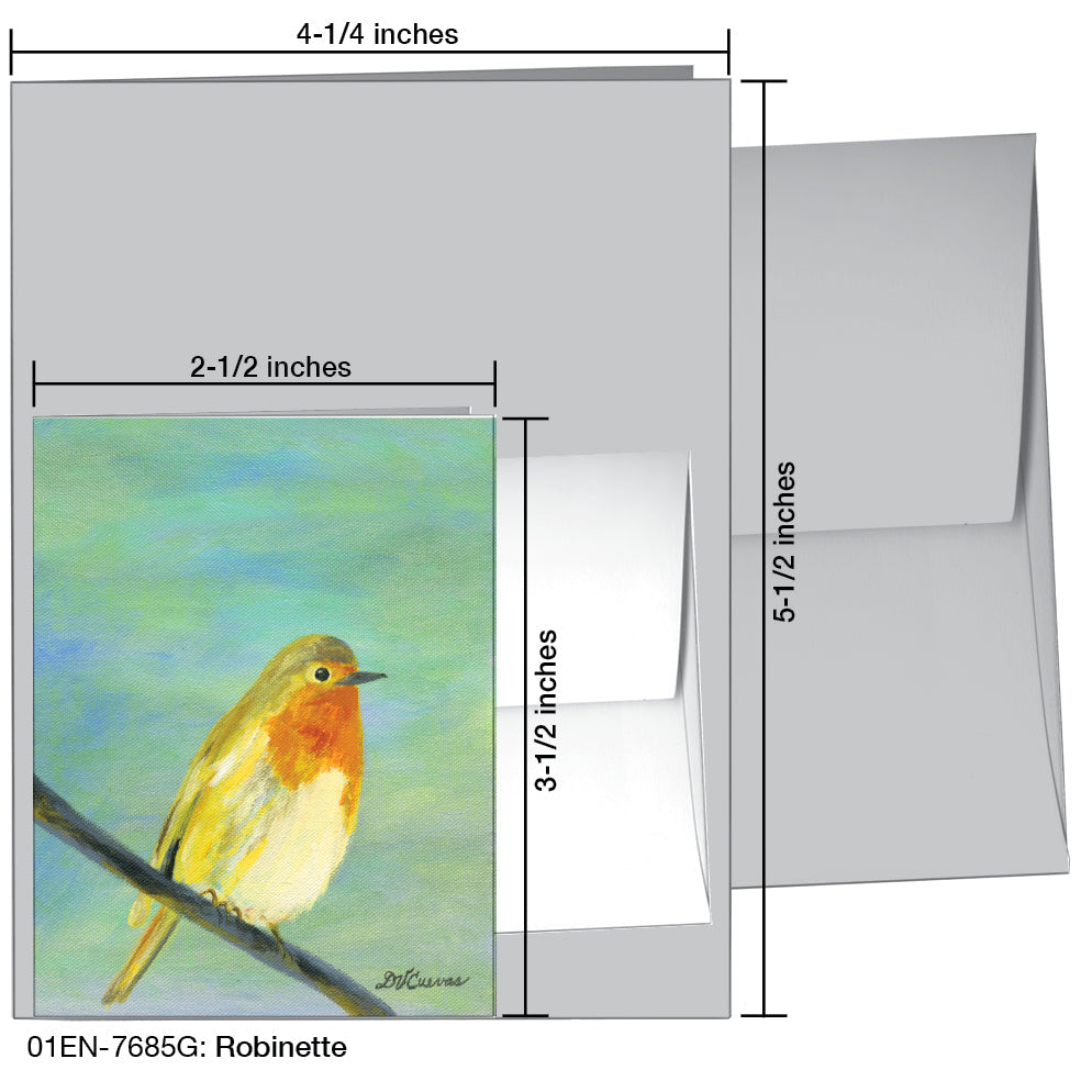 Robinette, Greeting Card (7685G), Enclosure, printedcanvas.com