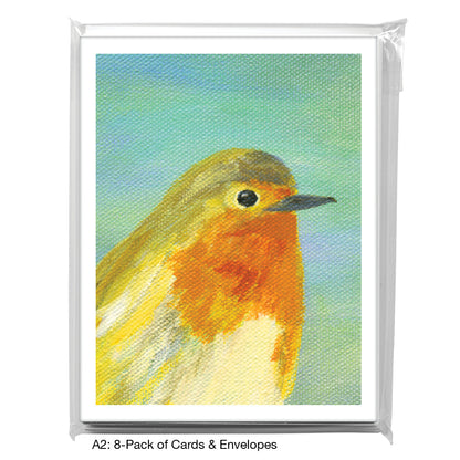 Robinette, Greeting Card (7685H), A2 Card 8-Pack, www.printedcanvas.com