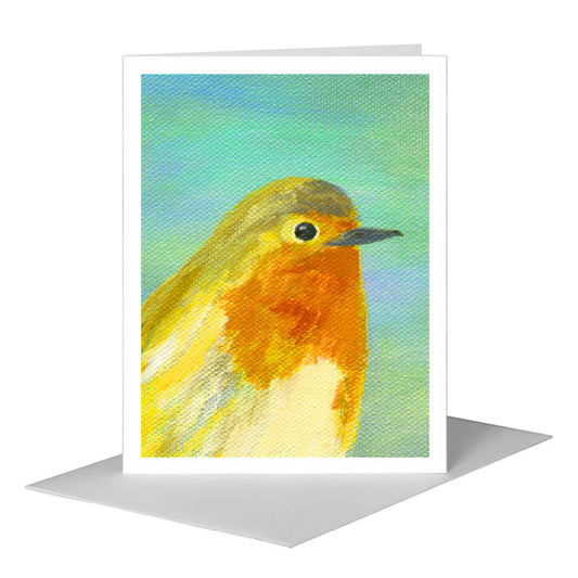 Robinette, Greeting Card (#7685H) A2 Card Front, www.printedcanvas.com