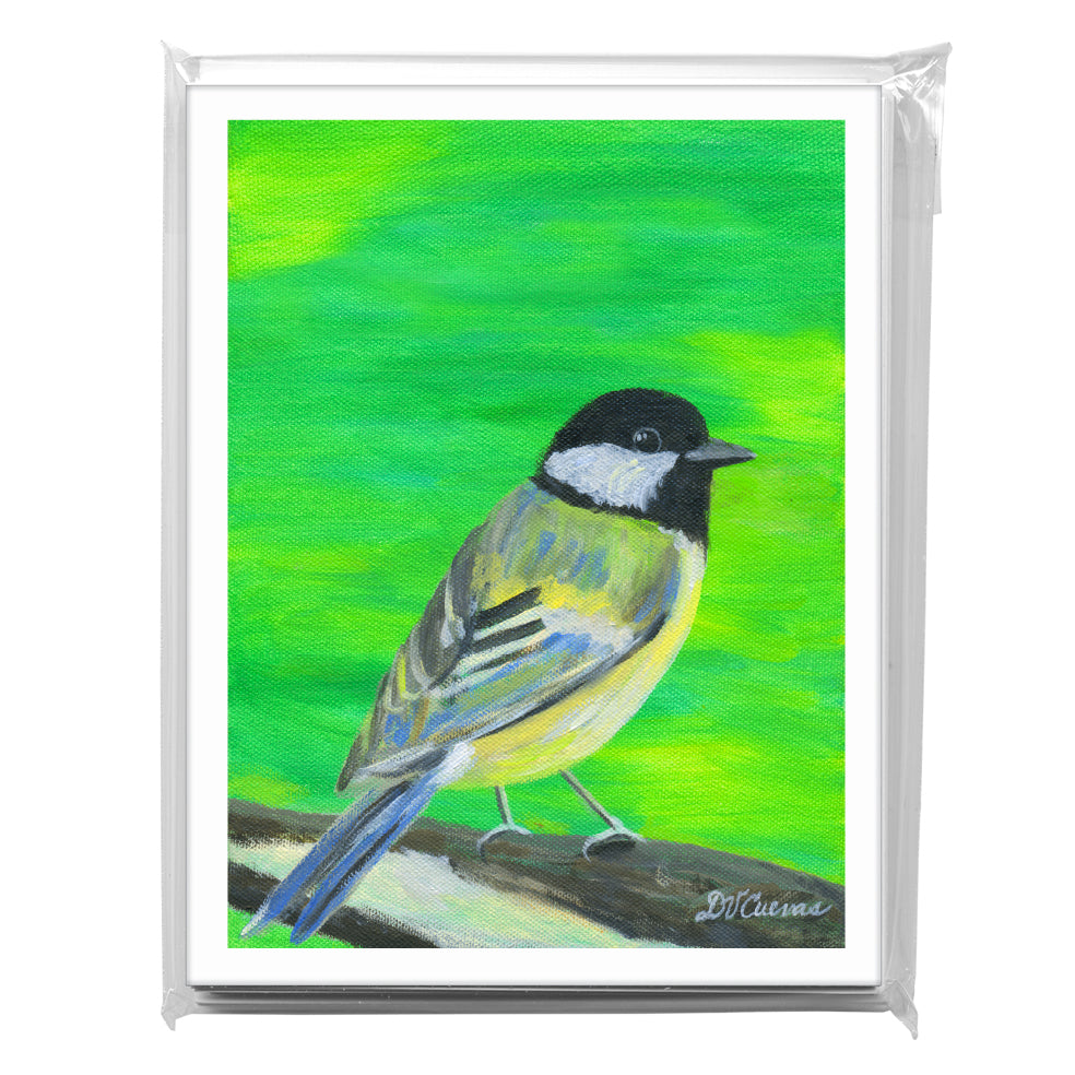 Black & White Head, Greeting Card (7687D), A2 8-Pack, printedcanvas.com