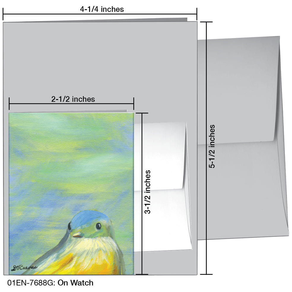 On Watch, Greeting Card (7688G), Enclosure, printedcanvas.com